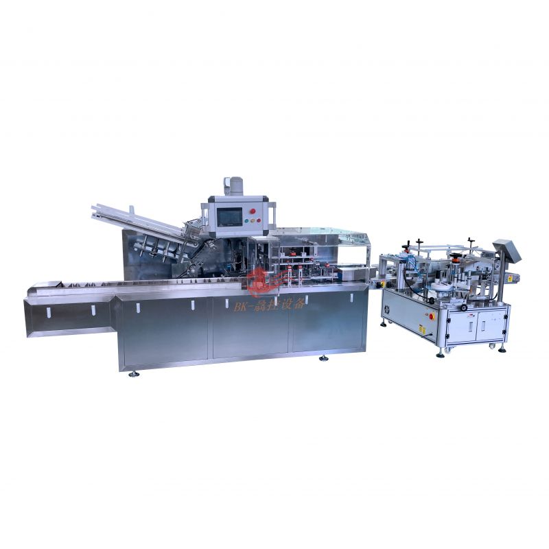 BK-HT-100  定制裝盒貼標一體機
